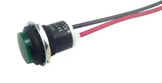 Светодиодный индикатор WAMCO WL-557-1603-203F панельный, зеленый, 14В