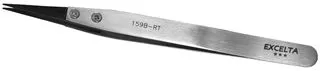 Пинцет прецизионный EXCELTA 159B-RT, прямой заостренный, 5", нержавеющая сталь/карбон