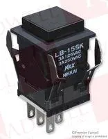 Кнопка Артикул LB15SKW01-A от производителя NKK
