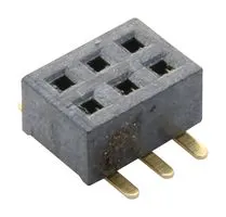Гнездо для разъема плата-плата BD050, 6 контактов, 2 ряда, шаг 1.27 мм, поверхностный монтаж
