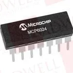 Сервопривод  / сервоуправление Артикул MCP6024-E/P от производителя MICROCHIP TECHNOLOGY INC