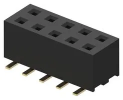 Гнездо разъема плата-плата BF100-06 6 контактов 2 ряда шаг 2мм поверхностный монтаж