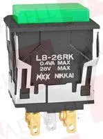 Кнопка Артикул LB26RKG01-12-FJ от производителя NKK