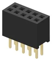 Гнездо для разъема BD060 2-рядное 6-контактное, шаг 1.27мм