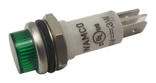 Светодиодный индикатор панельный WAMCO WL-6391Q2C5-24V, зеленый, 28В