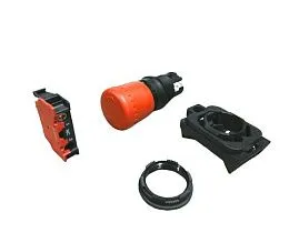 Кнопка аварийного останова Allen Bradley 800EP-MTS343LX01, красная, 30 мм, круглая