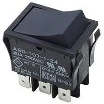 Переключатель селекторный OMRON A8G-107-1-24 DPDT 20A 250VAC