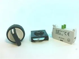 Переключатель селекторный BACO CONTROLS L22KA03-3E10 22мм 2-позиционный черный