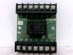 Розетка релейная 214BS, 14 контактов, DIN-рейка, 5А 150В, винтовое соединение