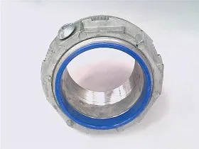 Соединитель втулки H250GR термопластиковый 2-1/2" с контргайкой заземления