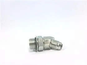 Переходник гидравлический WEATHERHEAD C5365X6X8, углеродистая сталь, 3/8"x3/8", 45°, ORB/JIC