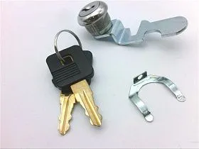 Замок одинарный из нержавеющей стали с ключом Waterloo M12918A7-SS