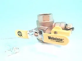 Кран шаровой WEBSTONE H-41415W, 1 1/4", латунный, полнопроходной