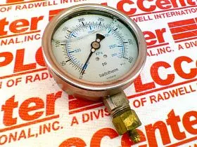 Манометр BADOTHERM BDT-183A100-2-28-LIQ, 100мм, 0-400PSI/0-2800KPA, 1/2NPT