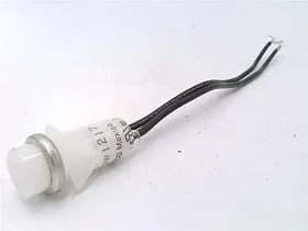 Неоновый индикатор WL-1060C4 белый 115В 1.5мА круглый