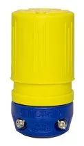Разъем электрический ERICSON 1610-C NEMA 5-15, 15A 125В, промышленный, желтый