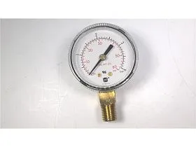 Манометр Miller Electric GA135-03, 0-60 PSI (0-4 бар), сталь, черный