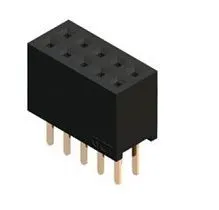 Розетка двухрядная BD060-10-A-N-0230-L-D, 10 выводов, шаг 1.27 мм, GCT