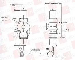 Регулирующий клапан Артикул M303P-250-ULFL-3W от производителя METREX VALVE