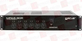 Аудиоусилитель Артикул MPA6-80R от производителя ECLER