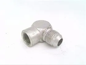 Фитинг угловой 90° стальной WEATHERHEAD 2025-6-8S, 1/2" JIC x 3/8" NPT