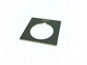 Табличка маркировочная Allen Bradley 800H-W128 серая, 30 мм, Test