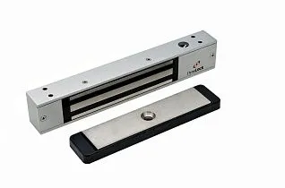 Электромагнитный замок Dynalock 2511-DYN для одностворчатой двери, сатинированный алюминий