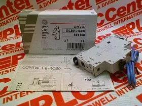 Автоматический выключатель для монтажа на дин-рейку Артикул DICE61C10/030 от производителя GENERAL ELECTRIC