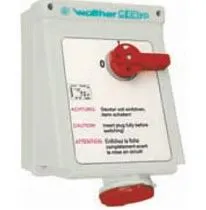 Розетка электрическая WALTHER ELECTRIC AE130509 с механической блокировкой, 32А, 230В, 5 контактов, IEC