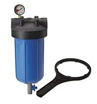 Фильтр рукавный Pentek PBH-410-1.5, 1-1/2" NPT, с манометром и сливным клапаном