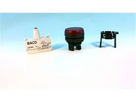 Светосигнальная лампа BACO CONTROLS L20SE10-1EARL, красная, LED 24V, 22мм