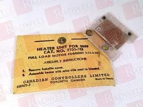 Тепловая перегрузка / нагреватель Артикул 9700-7G от производителя CANADIAN CONTROLLERS LIMITED