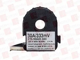 Трансформатор тока Артикул CTS-30A20-333 от производителя FUNCTIONAL DEVICES