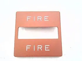 Табличка пожарная красная RSSCPW-FR Wheelock для системы оповещения RSS