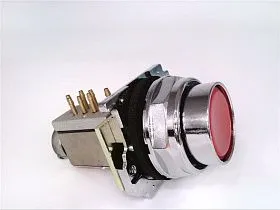 Кнопка с воздушным клапаном PB4330 красная с фиксацией DYNAMCO