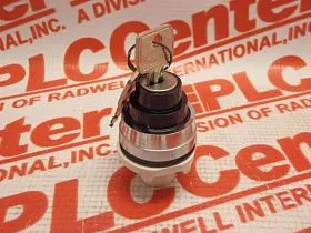 Переключатель селекторный с ключом BACO CONTROLS T14LH00-A, 2 позиции, хромированный