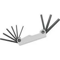 Набор шестигранных ключей Allen, 9 предметов, оранжевый, 56074