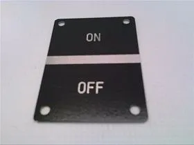 Табличка маркировочная Allen Bradley 800H-Y225 ВКЛ/ВЫКЛ вертикальная