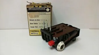 Тепловая перегрузка / нагреватель Артикул MTO15/28-2.2A от производителя GEC INDUSTRIAL