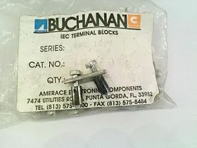 Перемычка клеммная 2-полюсная с шагом 10 мм Buchanan 633402