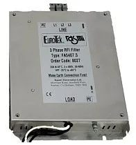 Фильтр помех RFI EUROTEK FE5407.5, трехфазный, 130А, 480В, 50/60Гц