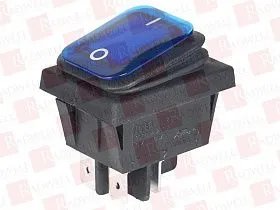 Миниатюрный клавишный выключатель Артикул RL-2P-21/N-C-2-RE/BK-P1-1 от производителя M2B TECHNOLOGIES