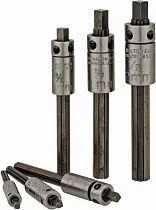 Набор экстракторов для метчиков WALTON 18001, 3/16"-1/2", 4 канавки, 6 шт.