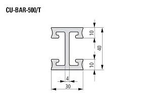 Cutler Hammer, Div of Eaton CU-BAR-500/T