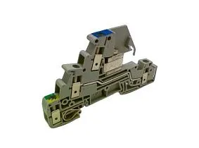 Клеммная колодка PIK4-PE/L/L монтажная, серая, Phoenix Contact