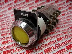 Кнопка пружинная восьмиполюсная желтая BACO CONTROLS AC44