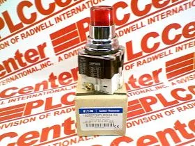 Кнопка пилотная красная светодиодная 24В Cutler Hammer 10250T397LRD24-53