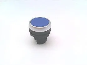 Кнопка управления BACO CONTROLS L21AA06 синяя скрытая 22мм с хромированным ободком