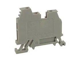 Клеммная колодка Allen Bradley 1492-W3TW, двойной зажим, 2.5 мм, 600 В, серая