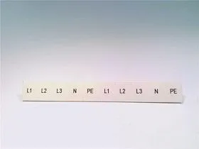 Маркерная полоса ZB5 LGS:L1-N,PE горизонтальная белая с надписями